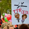 25 000 срещу ТПТИ, Обама и Меркел в Хановер