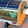 Соларна триколка се движи като велосипед или електромобил