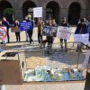 Протестът пред МС: Да затвори фермата за норки у нас 