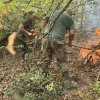 Пожарът край Отец Паисиево гори на 3 фронта