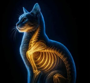 Гръбнакът на котката може да се извие на 180° по време на скок