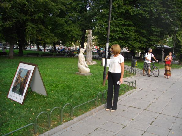 Галерия на открито в Градската градина